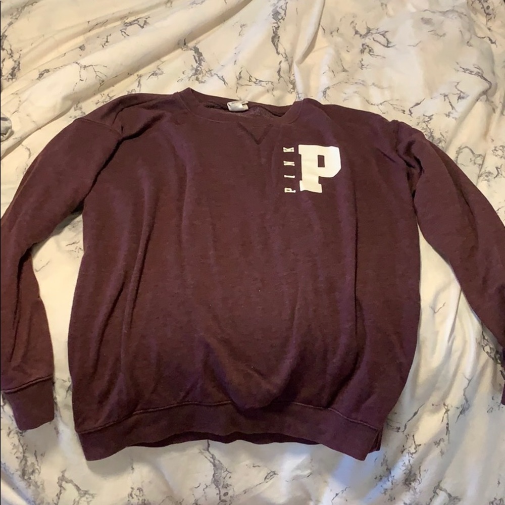 Pink VS crew neck